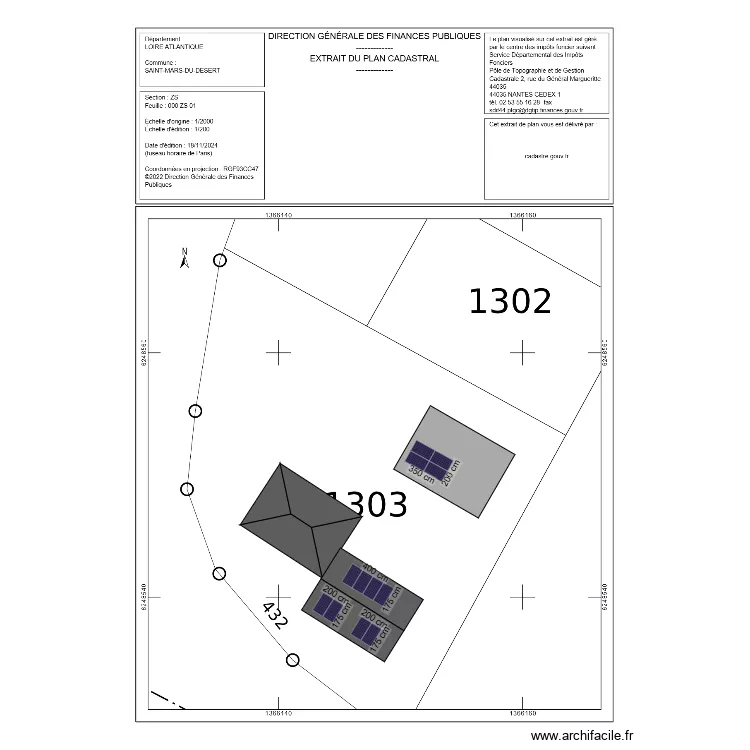 NEVEU DP2. Plan de 