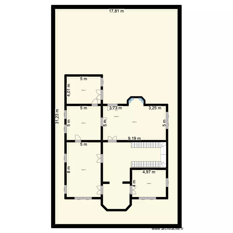 Casa_SI_L1. Plan de 6 Pièces et 710 m² Casa_SI_L1. Plan de 6 Pièces et 710 m²