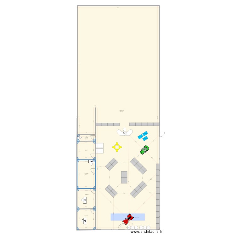 Maréchal Corbigny V6. Plan de 6 pièces et 511 m2