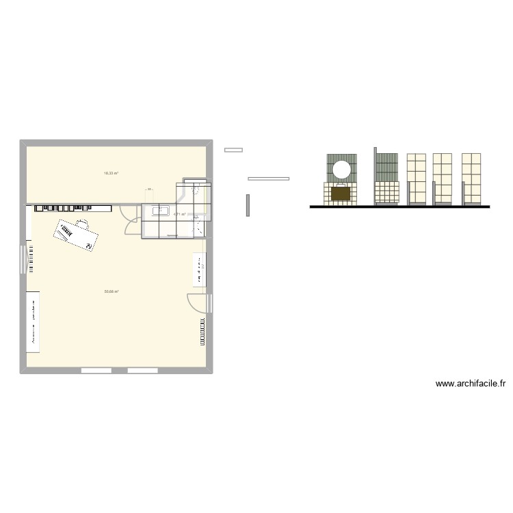 sdb haut 2025_75x75. Plan de 0 pièce et 0 m2 sdb haut 2025_75x75. Plan de 0 pièce et 0 m2