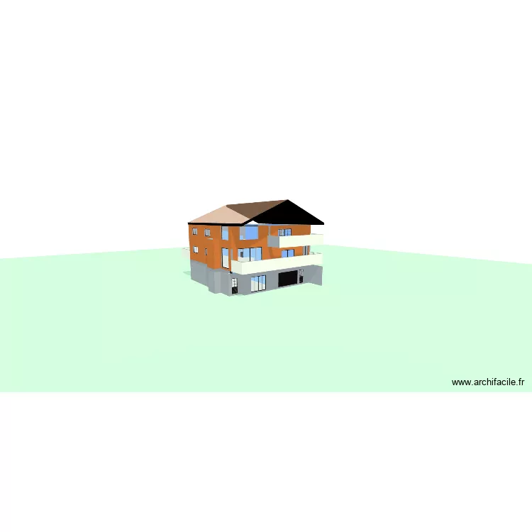 plan no6. Plan de 13  et 336 m²