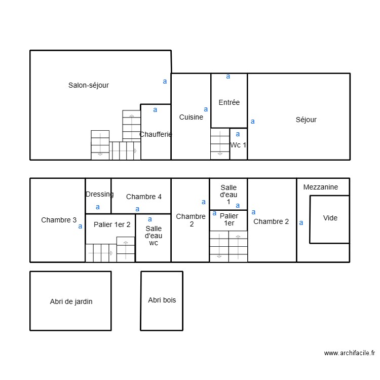 FOUESNANT TROUSSIER. Plan de 19 pièces et 72 m2