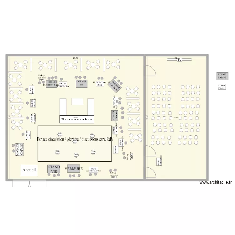ba &sect;&sect;2. Plan de 2  et 549 m²
