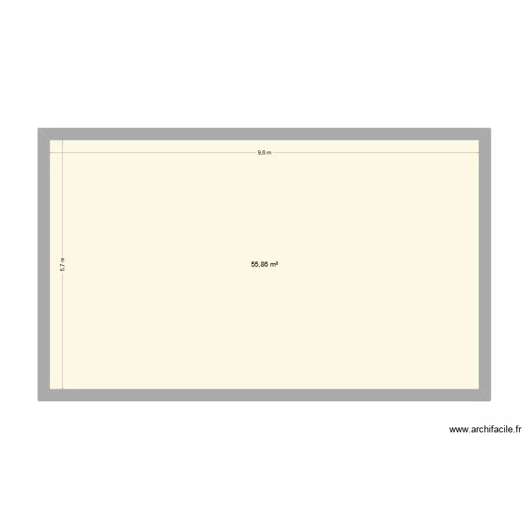 plan etage. Plan de 1 Pièce et 56 m² plan etage. Plan de 1 Pièce et 56 m²