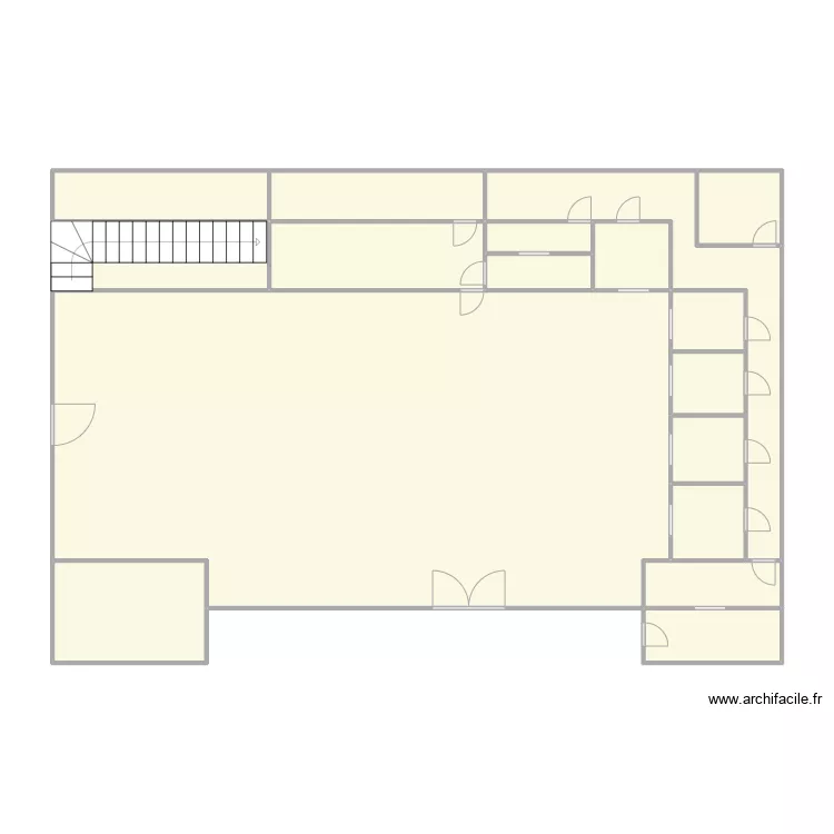 Plan site  RDC. Plan de 