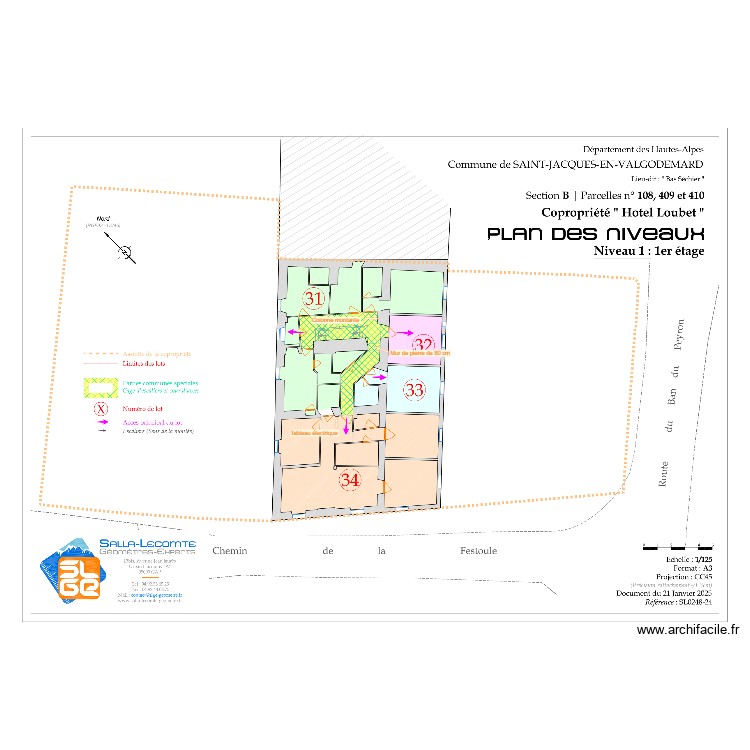 Loubet - Enedis - &eacute;tage 1. Plan de 0 pièce et 0 m2