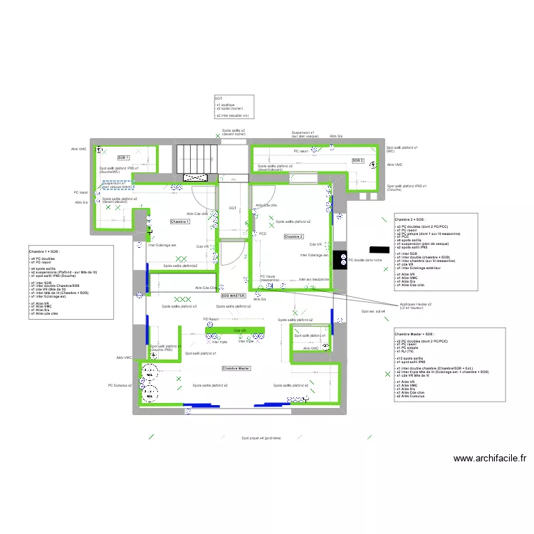 Roc&Mer - RDC - Implantation Elect.. Plan de 
