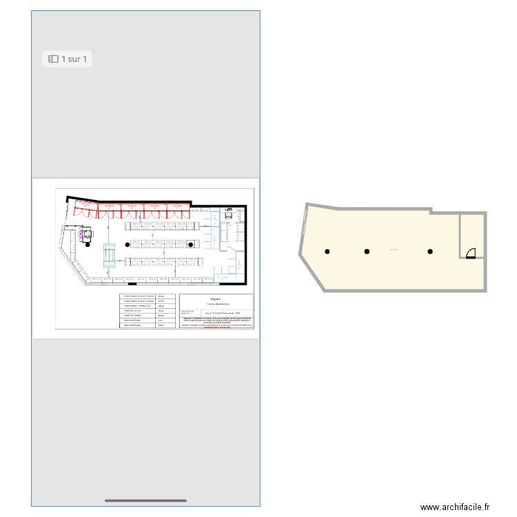 CocciMarket 93360 NEUILLY PLAISANCE. Plan de 1 pièce et 121 m2