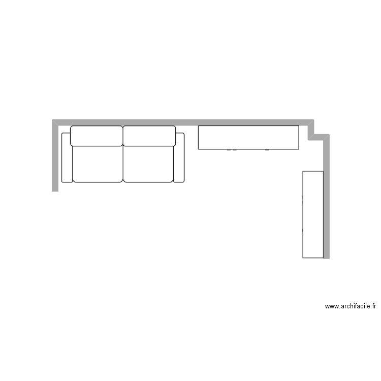 salon. Plan de 0 pièce et 0 m2