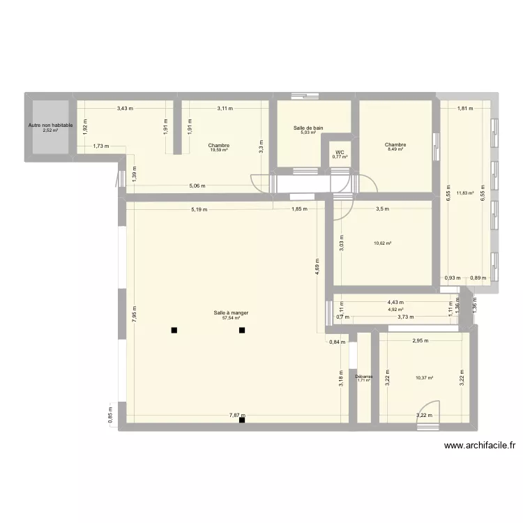 Capagde2_modif. Plan de 11 Pièces et 133 m² Capagde2_modif. Plan de 11 Pièces et 133 m²