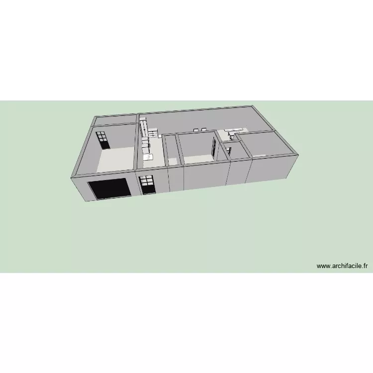 Plan maison MS 2. Plan de 7 et 124 m² Plan maison MS 2. Plan de 7 et 124 m²