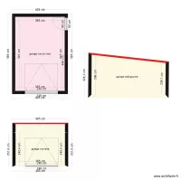 plan garage 20metre carr&eacute;