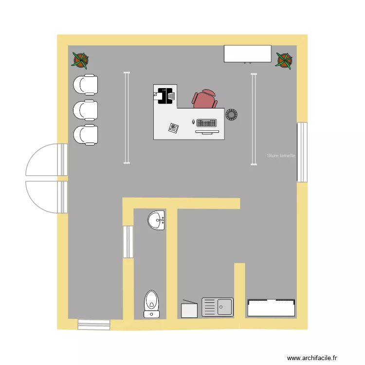 Ergonomie3. Plan de 1 et 37 m² Ergonomie3. Plan de 1 et 37 m²