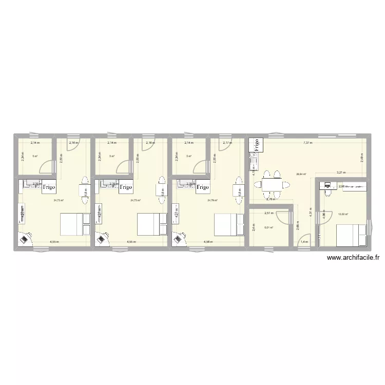 Tarbes. Plan de 9 et 136 m² Tarbes. Plan de 9 et 136 m²