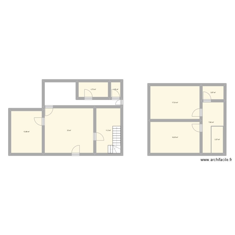 TOULON. Plan de 10 pièces et 102 m2