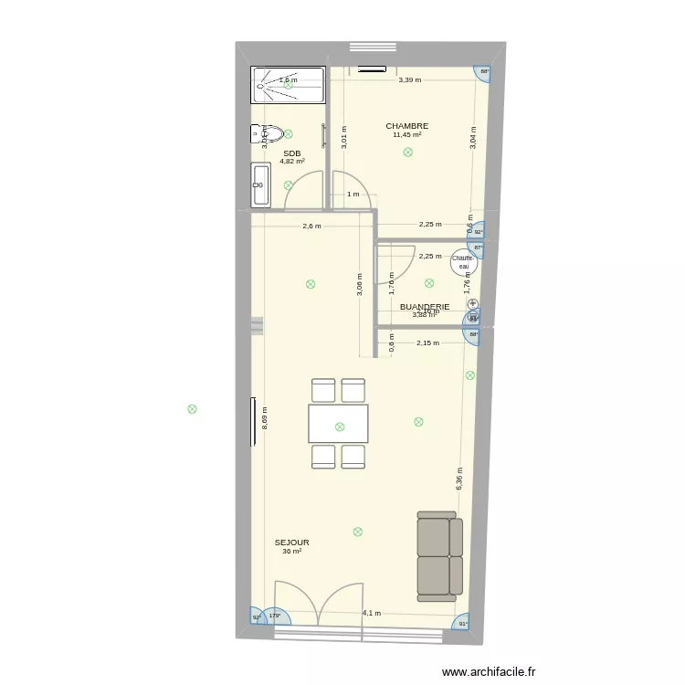 7 BIS Elec. Plan de 4 et 56 m² 7 BIS Elec. Plan de 4 et 56 m²