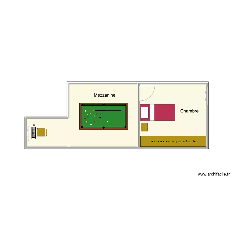 PLAN MEZZANINE KACEM. Plan de PLAN MEZZANINE KACEM. Plan de