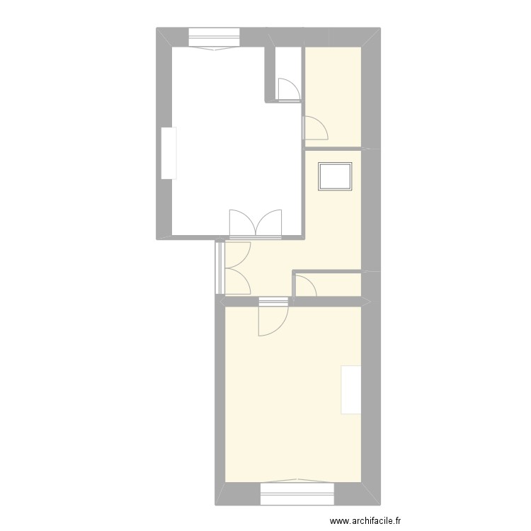 Cresson12. Plan de 4 pièces et 31 m2