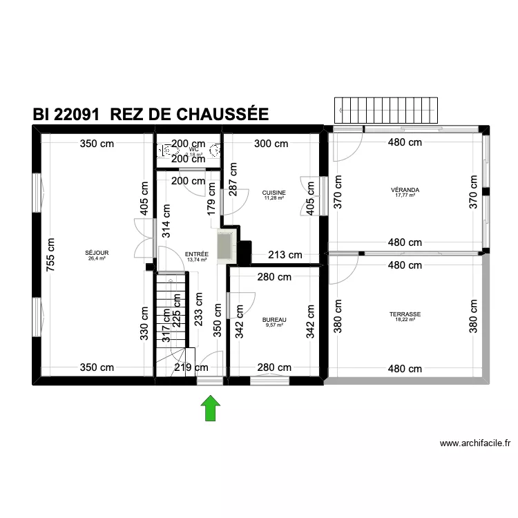 BI 22091. Plan de 