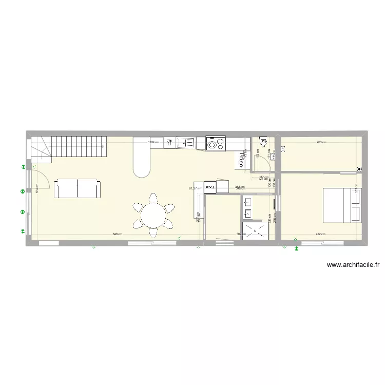 Villa 2 ECL Exterieur. Plan de Villa 2 ECL Exterieur. Plan de