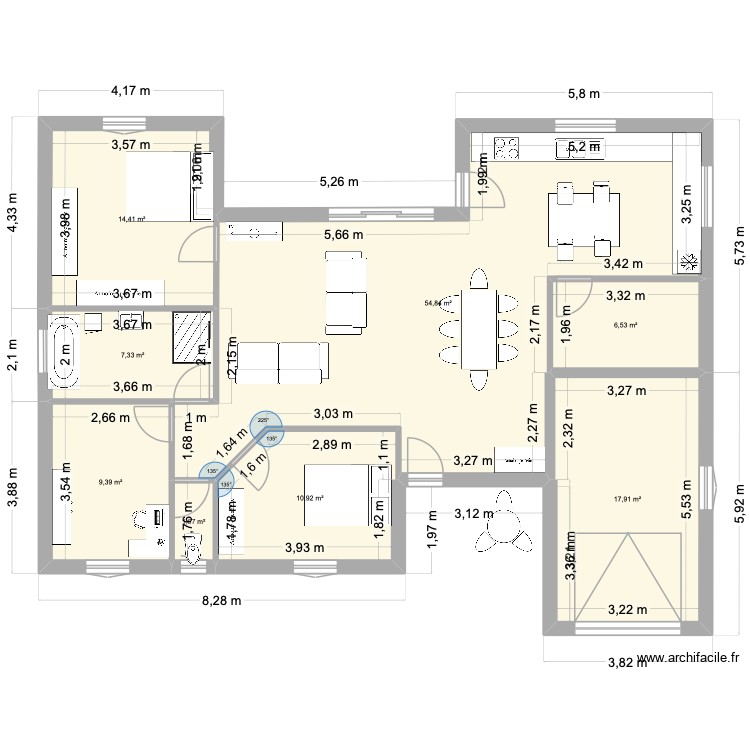 PLAN 1. Plan de 0 pièce et 0 m2