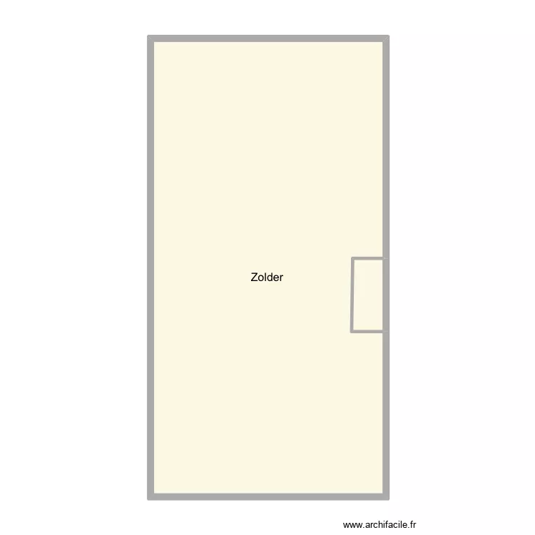 167 - zolder. Plan de 167 - zolder. Plan de