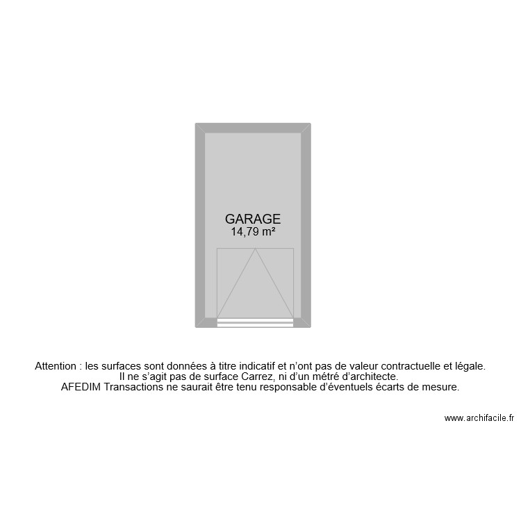 BI 11561 GARAGE. Plan de 0 pièce et 0 m2