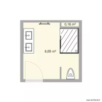 Salle de bain 2 porte &agrave; gauche