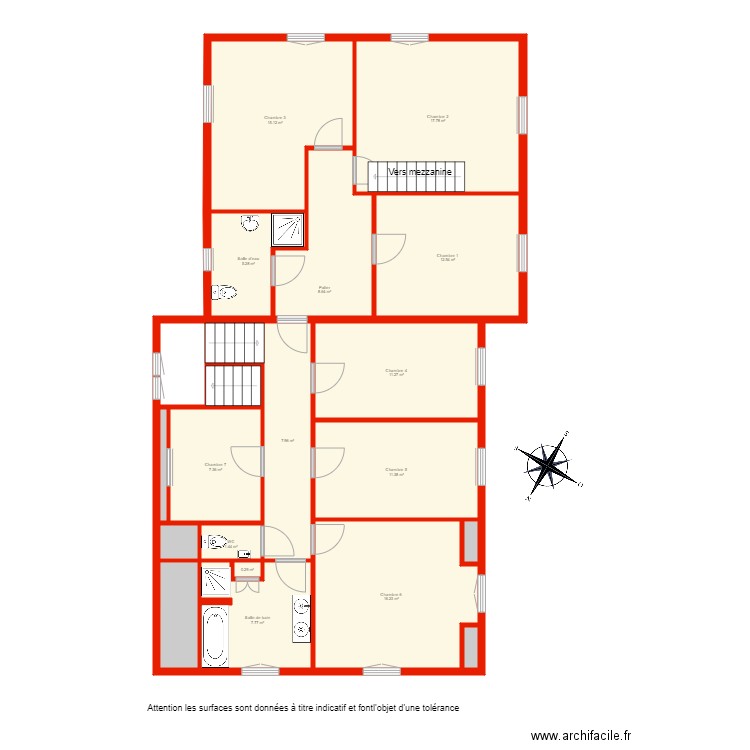 BI 4009 étage non côté. Plan de 0 pièce et 0 m2