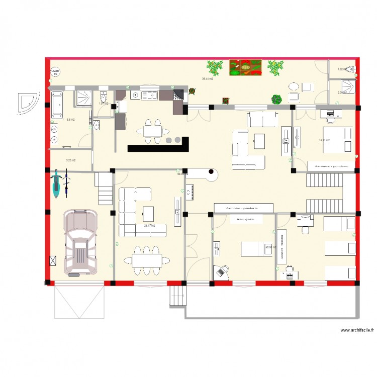 AZZEDINE PLAN MAISON 3. Plan de 0 pièce et 0 m2