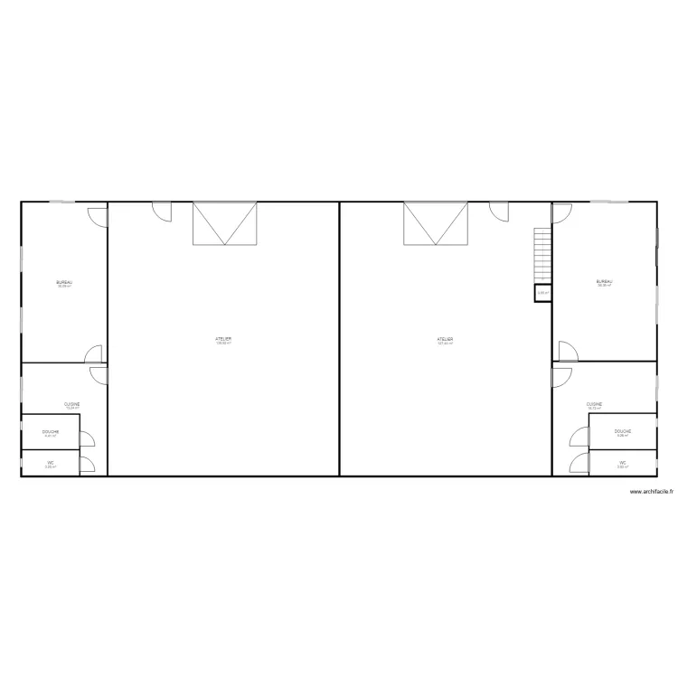 ATELIER ST LEGER. Plan de 