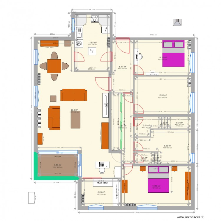 oree V2. Plan de 0 pièce et 0 m2