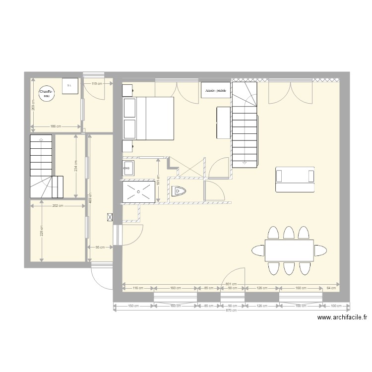 maison bas  sans ext. Plan de 0 pièce et 0 m2