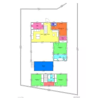 rdc   1er etage 120 m&sup2;  piscine