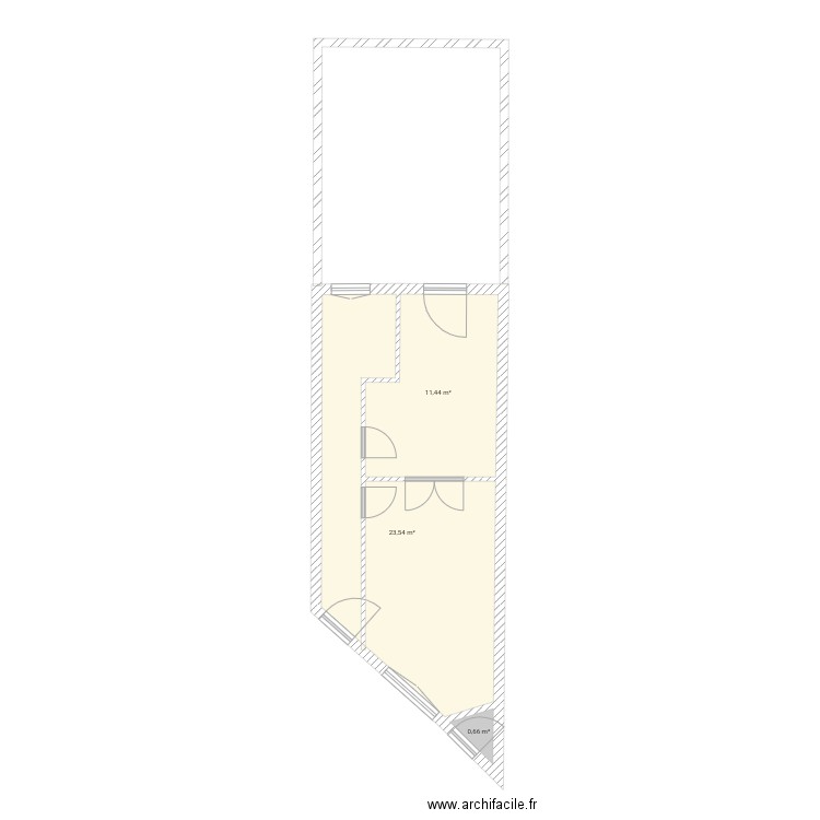 RdC. Plan de 0 pièce et 0 m2