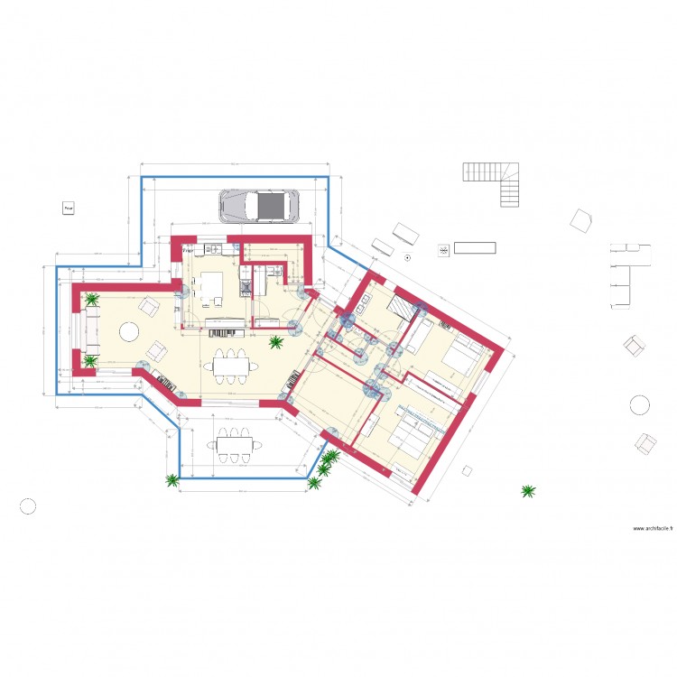 Villa réalisation projet  cuisine   13 du 26 avril 2019. Plan de 0 pièce et 0 m2