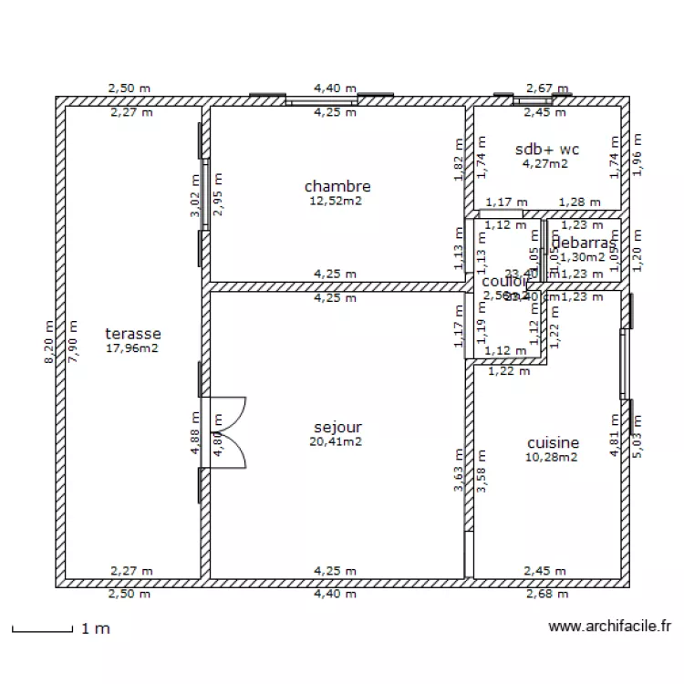 APPT MORGANE1. Plan de APPT MORGANE1. Plan de