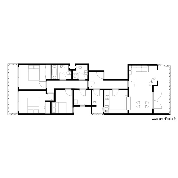 lago. Plan de 0 pièce et 0 m2