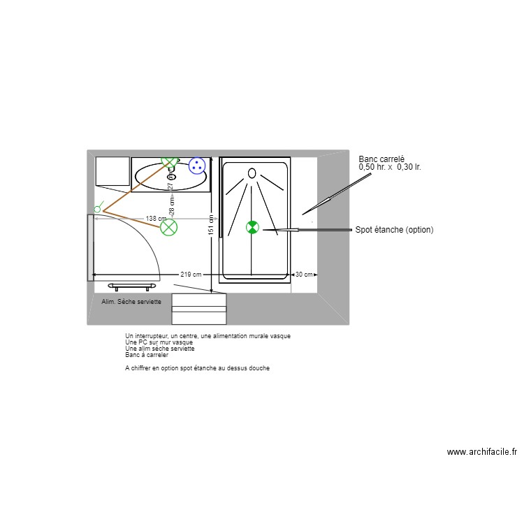 SDB 1 Mittainville version C Elec. Plan de 0 pièce et 0 m2