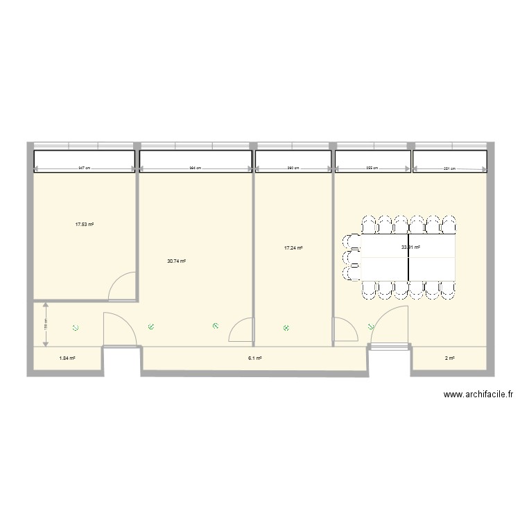 Aalto 7e étage V4. Plan de 0 pièce et 0 m2