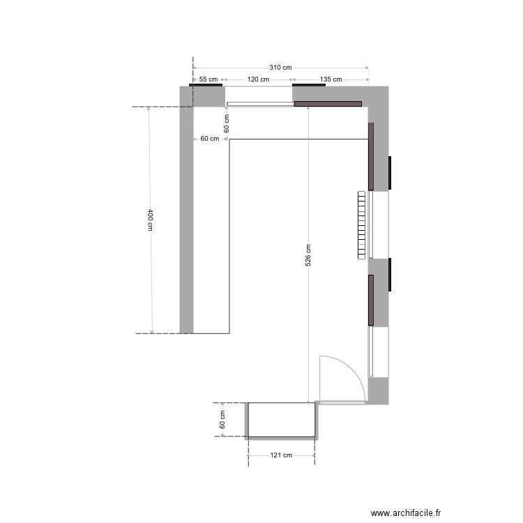 Cuisine plan général. Plan de 0 pièce et 0 m2