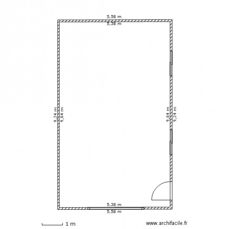 Garage ND -1. Plan de 0 pièce et 0 m2