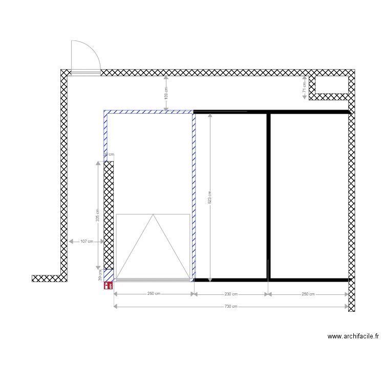 Parking GOURAN places C31 C32 C33 V3. Plan de 0 pièce et 0 m2