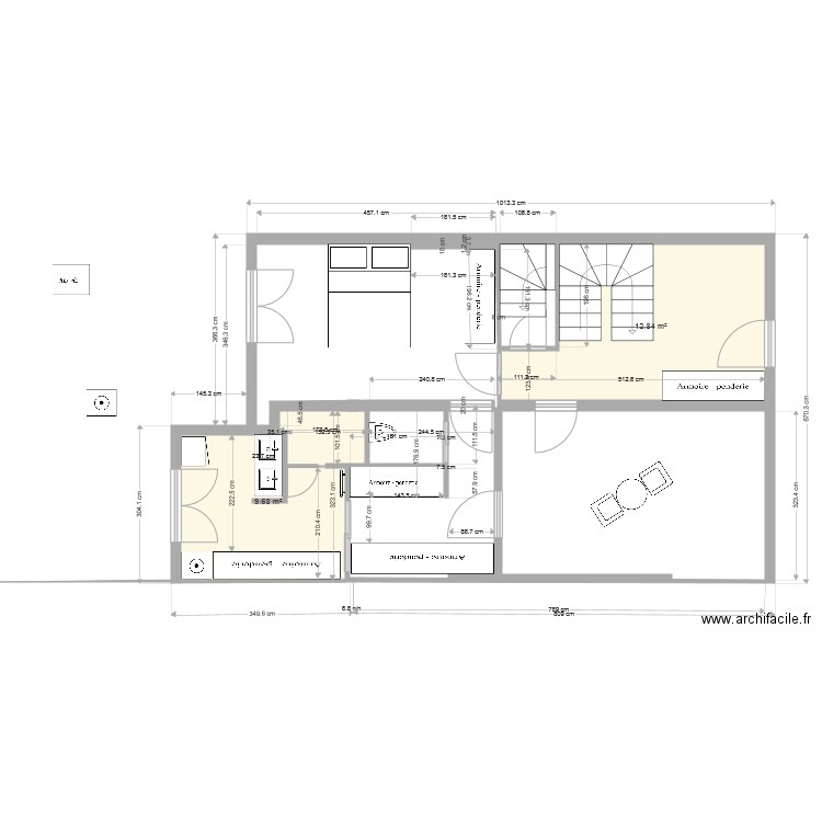  Projet RDC AML Roure  NAD 2. Plan de 0 pièce et 0 m2