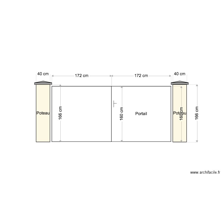 Portail. Plan de 0 pièce et 0 m2