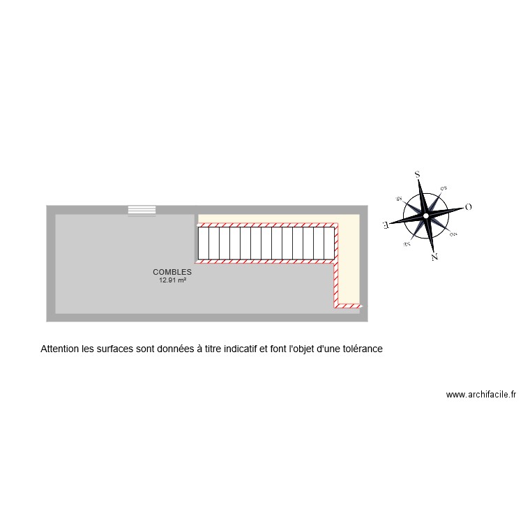 BI 6490 COMBLE MARIAM. Plan de 0 pièce et 0 m2