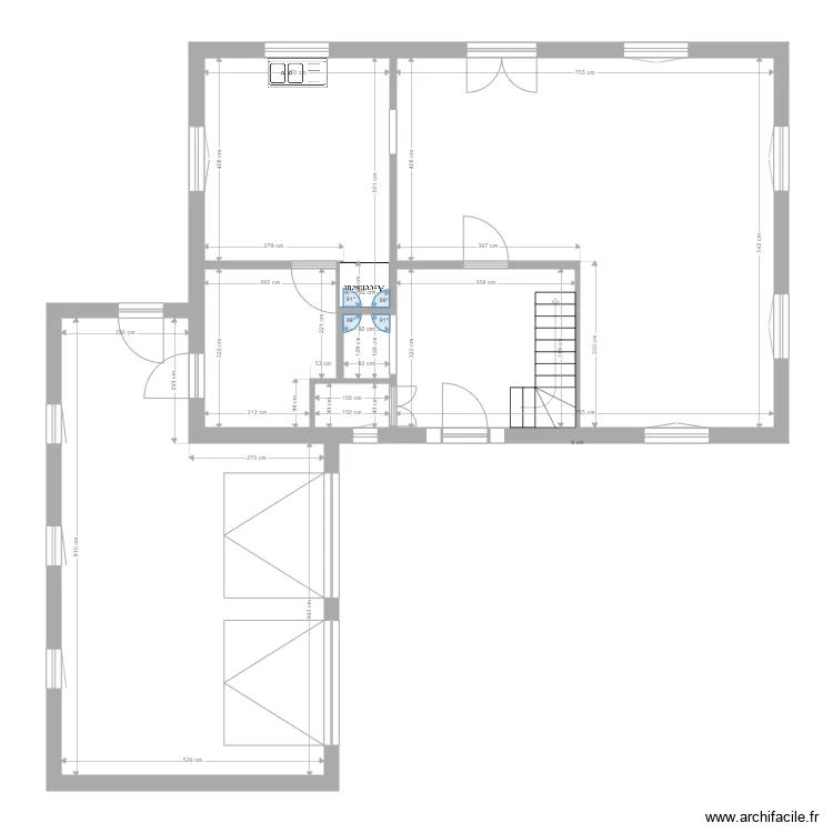 Rez &agrave; construire 2. Plan de 