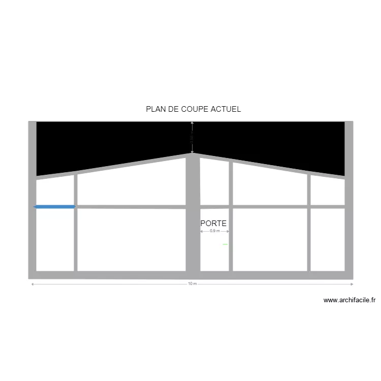 PLAN DE COUPE AVANT. Plan de 