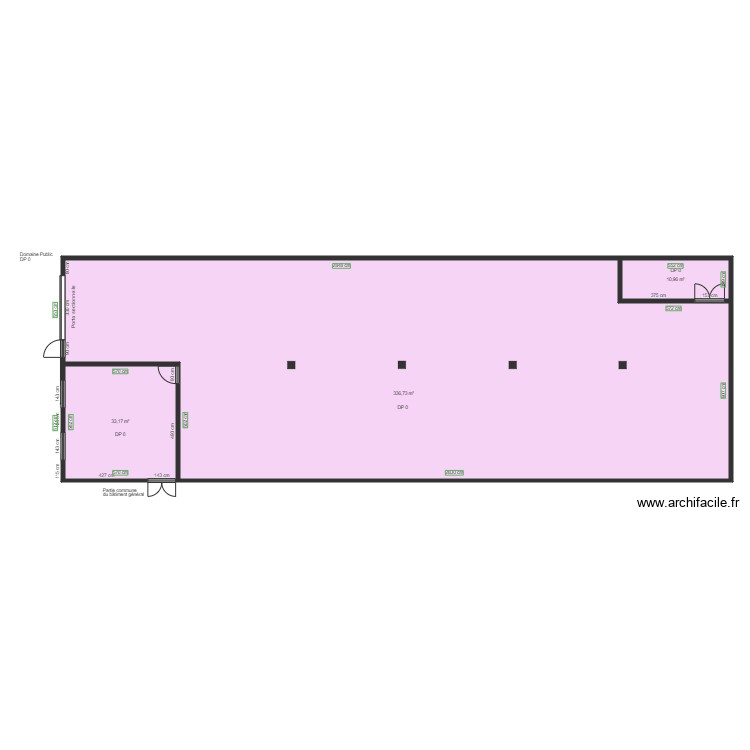 JULONI AVANT TRAVAUX. Plan de 0 pièce et 0 m2
