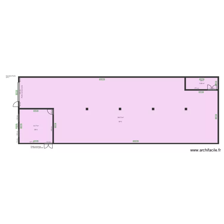JULONI AVANT TRAVAUX. Plan de JULONI AVANT TRAVAUX. Plan de